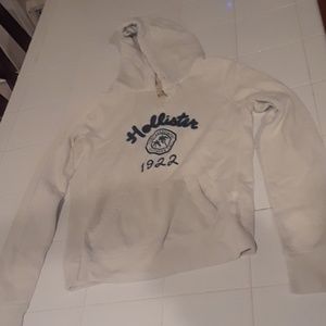A white sweatshirt